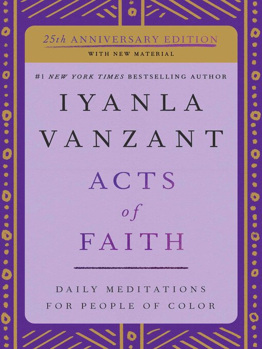 Title details for Acts of Faith by Iyanla Vanzant - Wait list